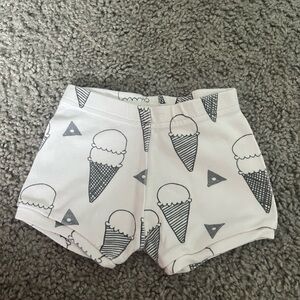 EUC ice cream shorts 3-6 months